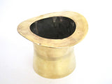 Vintage Novelty Brass Top Hat Champagne Bucket - Yesteryear Essentials
 - 3