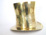 Vintage Novelty Brass Top Hat Champagne Bucket - Yesteryear Essentials
 - 2