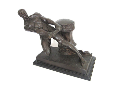 Art Deco French Bronze Sculpture by Henri Bargas - Yesteryear Essentials
