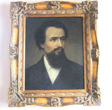 Vintage Male Portrait Painting - Oil on Canvas - Yesteryear Essentials
 - 11
