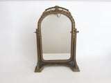 Antique Wooden Framed Vanity Mirror - Yesteryear Essentials
 - 1