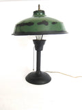 Vintage Green Metal Industrial Table Lamp - Yesteryear Essentials
 - 8