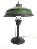 Vintage Green Metal Industrial Table Lamp - Yesteryear Essentials
 - 2