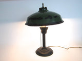Vintage Green Metal Industrial Table Lamp - Yesteryear Essentials
 - 7