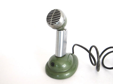 Vintage Green Shure Microphones - S36 - Yesteryear Essentials
 - 1