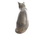 Vintage Bronze Sculpture of a  Seated Cat - Yesteryear Essentials
 - 8
