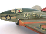 1950s Cragstan Sky Ray Tin Toy Douglas Plane - Yesteryear Essentials
 - 8