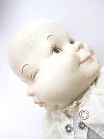 Vintage Three Faced Porcelain Doll