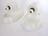 Pair of Art Deco Porcelain Light Fitting Sconces - Yesteryear Essentials
 - 8