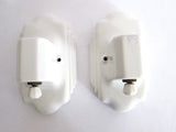 Pair of Art Deco Porcelain Light Fitting Sconces - Yesteryear Essentials
 - 11