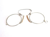 Vintage Pince Nez Glasses with Leather Case - Yesteryear Essentials
 - 10