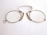 Vintage Pince Nez Glasses with Leather Case - Yesteryear Essentials
 - 2
