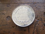 Temperance Movement Reverend Father Mathew Medal - Yesteryear Essentials
 - 8