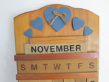 Vintage Wooden Perpetual Wall Calendar - Yesteryear Essentials
 - 10