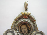 Antique Spring Loaded 4 Photo Locket - Yesteryear Essentials
 - 12