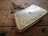 Antique Sterling Silver Engraved Purse - Yesteryear Essentials
 - 5