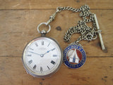 Antique Pocket Watch -  Sterling Silver - 1912 - Yesteryear Essentials
 - 1