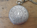 Antique Pocket Watch -  Sterling Silver - 1912 - Yesteryear Essentials
 - 4