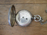 Antique Pocket Watch -  Sterling Silver - 1912 - Yesteryear Essentials
 - 9