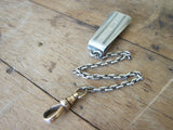 Art Deco 1920's Hickok Sterling Silver Beltogram Clip and Chain - Yesteryear Essentials
 - 5