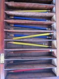 Vintage Blaisdell Pencils Counter Advertising Display Case - Yesteryear Essentials
 - 11