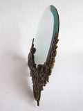 Antique Brass Cherub Vanity Mirror - Yesteryear Essentials
 - 4