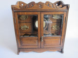Antique Hanging English Oak Smoking Cabinet - Yesteryear Essentials
 - 1