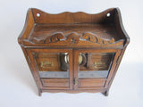Antique Hanging English Oak Smoking Cabinet - Yesteryear Essentials
 - 9