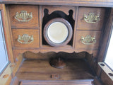 Antique Hanging English Oak Smoking Cabinet - Yesteryear Essentials
 - 10