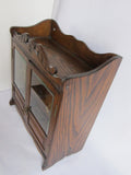 Antique Hanging English Oak Smoking Cabinet - Yesteryear Essentials
 - 8