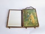 Antique Tri Fold Celluloid Decorative Mirror - 1899 - Yesteryear Essentials
 - 2
