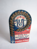 Vintage Advertising Tite Fit Bottle Caps Cardboard Store Display - Yesteryear Essentials
 - 7