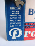 Vintage Advertising Tite Fit Bottle Caps Cardboard Store Display - Yesteryear Essentials
 - 11