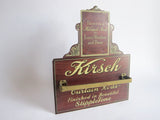 1920's Kirsch Curtain Rods Store Display Pressed Tin Silent Salesman - Yesteryear Essentials
 - 2
