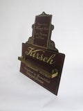 1920's Kirsch Curtain Rods Store Display Pressed Tin Silent Salesman - Yesteryear Essentials
 - 8