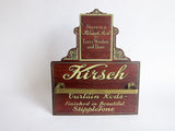 1920's Kirsch Curtain Rods Store Display Pressed Tin Silent Salesman - Yesteryear Essentials
 - 1