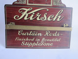 1920's Kirsch Curtain Rods Store Display Pressed Tin Silent Salesman - Yesteryear Essentials
 - 11