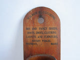 Vintage Advertising Wilbur F Cousens Wooden Match Holder - Yesteryear Essentials
 - 3