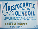 Vintage Advertising Aristocratic Virgin Olive Oil Metal Sign - Yesteryear Essentials
 - 4