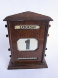 Antique Wooden Edwardian Perpetual Calendar - Yesteryear Essentials
 - 2