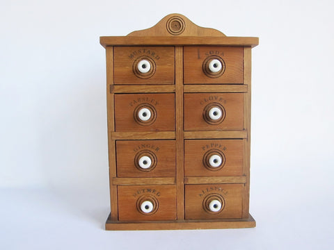 Kitchen Antique Spice Rack Kitchen Storage Spice Jars Farmhouse