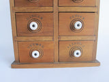 Vintage Wooden Spice Storage Spice Rack Cabinet - Yesteryear Essentials
 - 9