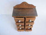 Vintage Wooden Spice Storage Spice Rack Cabinet - Yesteryear Essentials
 - 2