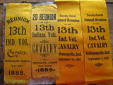 Antique Civil War Reunion Indianopolis Ribbons Display - Yesteryear Essentials
 - 2