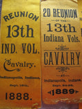 Antique Civil War Reunion Indianopolis Ribbons Display - Yesteryear Essentials
 - 3