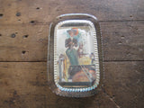 Antique Glass Paperweight with Picture of Lady - Yesteryear Essentials
 - 8