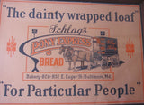 Vintage Schlags Bakery Pony Express Bread Advertising Poster - Yesteryear Essentials
 - 2
