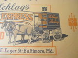 Vintage Schlags Bakery Pony Express Bread Advertising Poster - Yesteryear Essentials
 - 7