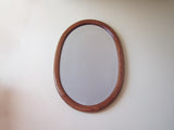 Vintage Mirrors, Wall Mirrors, Wooden Framed Bevelled Glass Large Oval Mirror - Yesteryear Essentials
 - 7