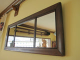 Antique Wooden Framed Long Triptych Hall Mirror - Yesteryear Essentials
 - 11